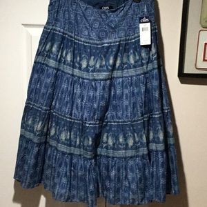 Chaps Peasant-style Skirt - Size L